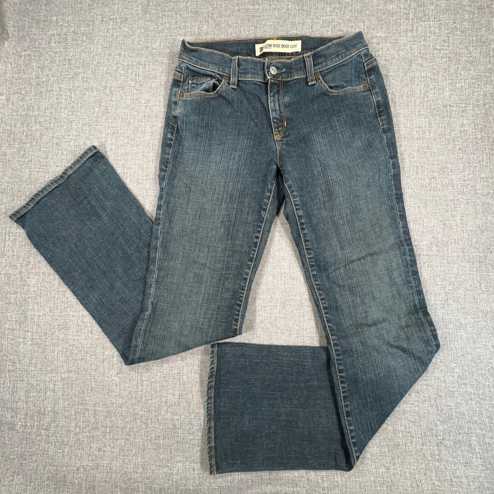 Vintage Gap Low Rise Bootcut Jeans Womens 6 Regular Blue Stretch Y2K Made in USA